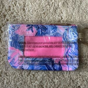 Lilly Pulitzer Pink and Blue ID Case